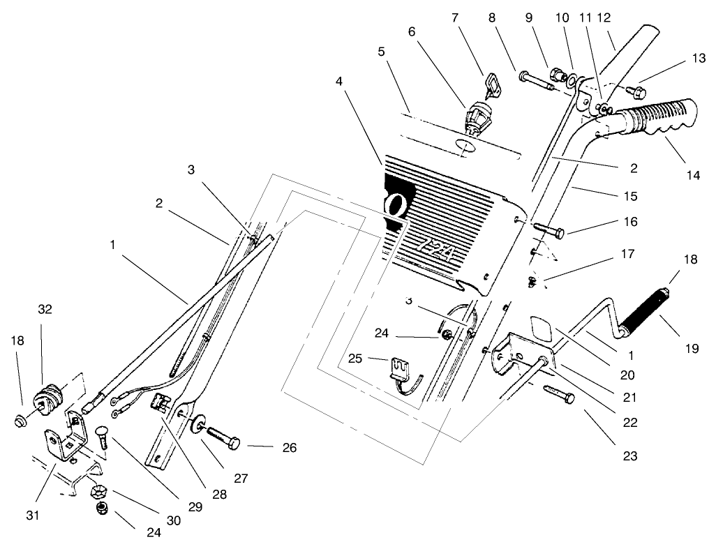 Handle Assembly Left Side
