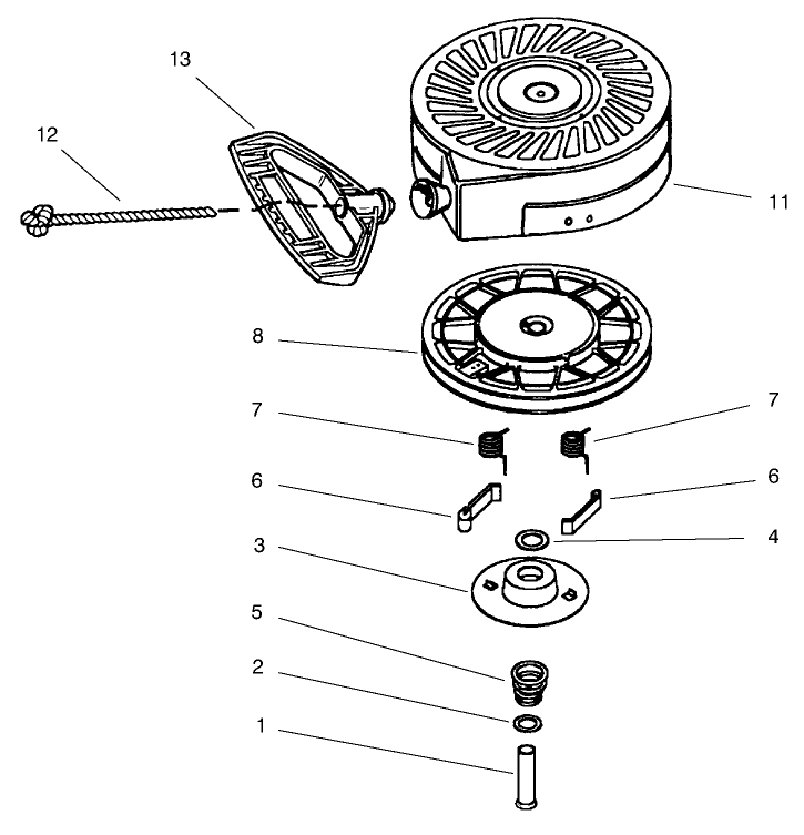 Recoil Starter No. 590707