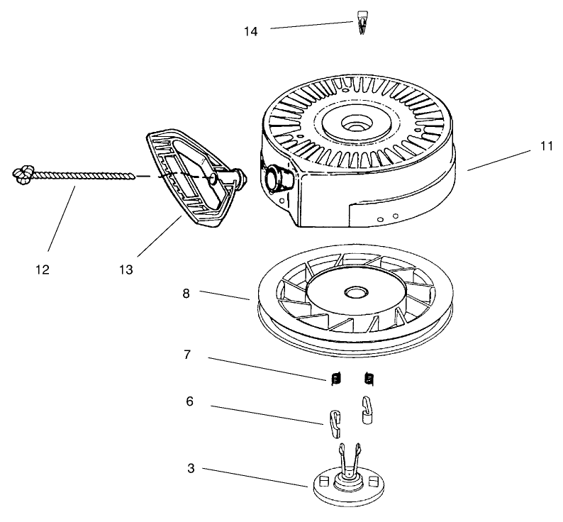 Recoil Starter No. 590742 (optional)