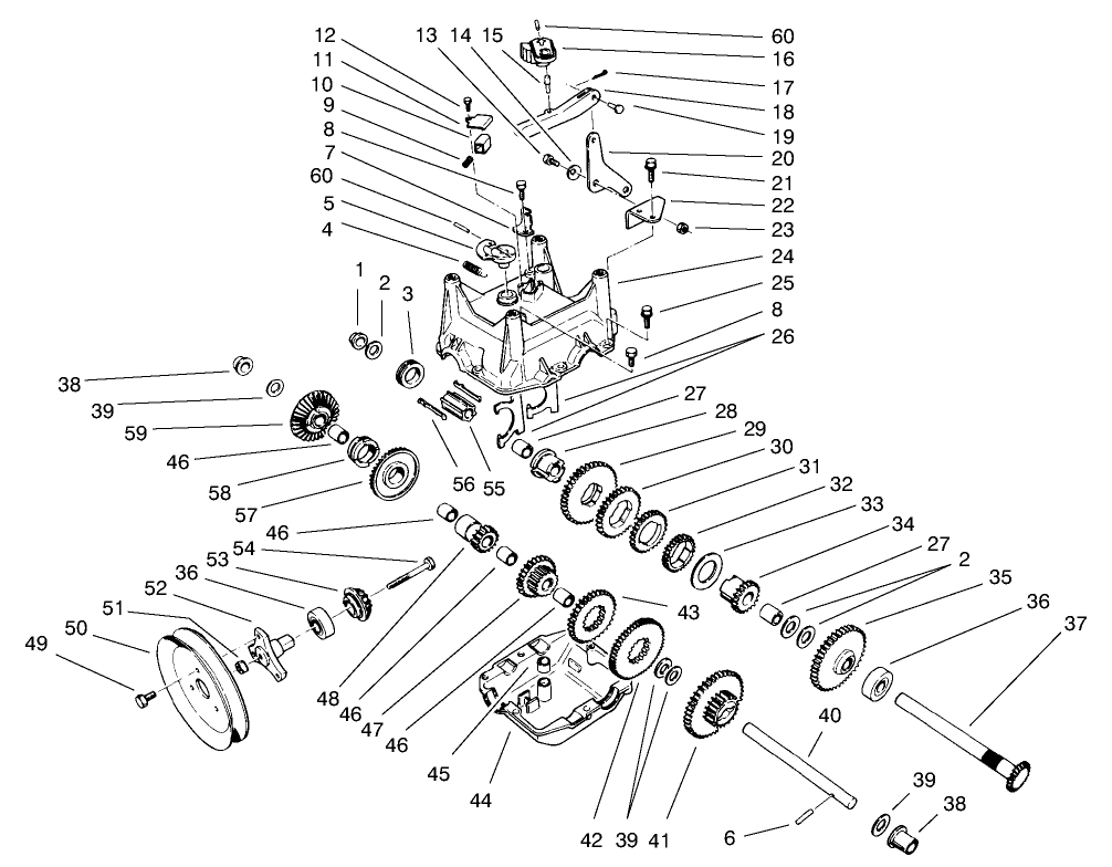Transmission Assembly No. 66-8030