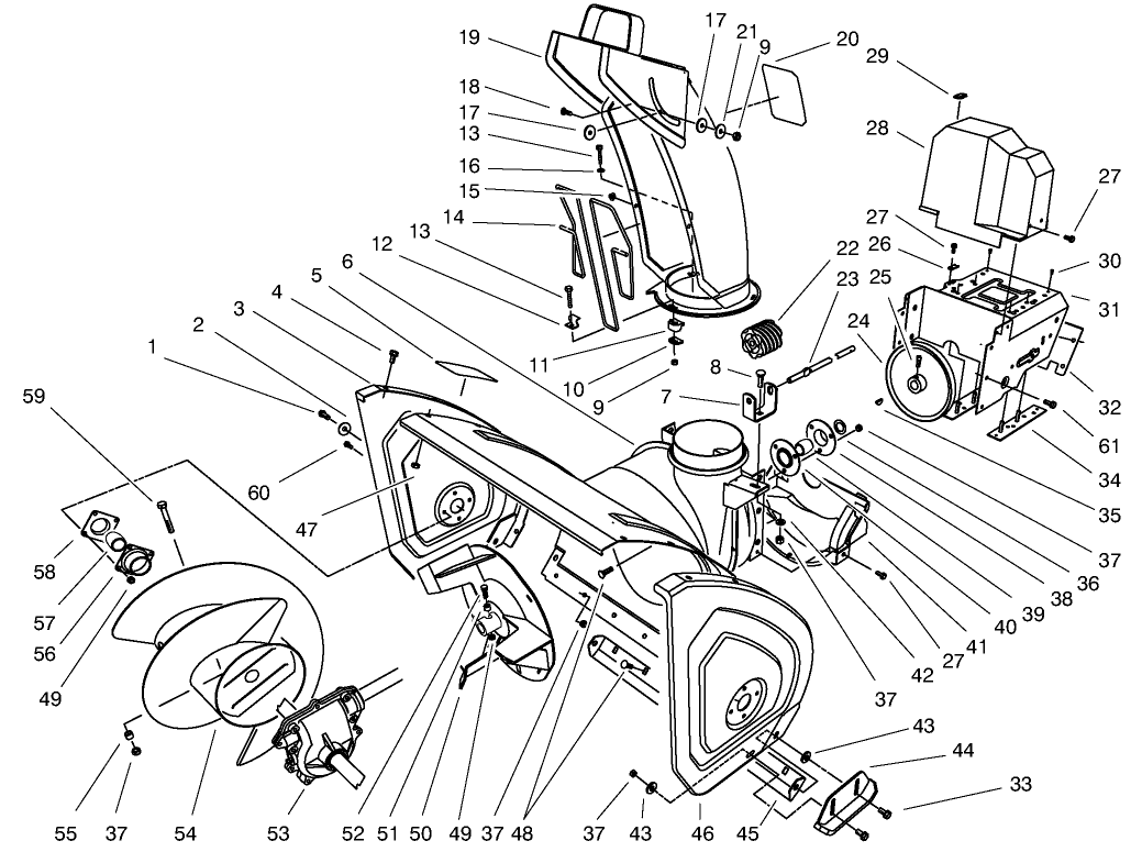 Housing & Chute Assembly