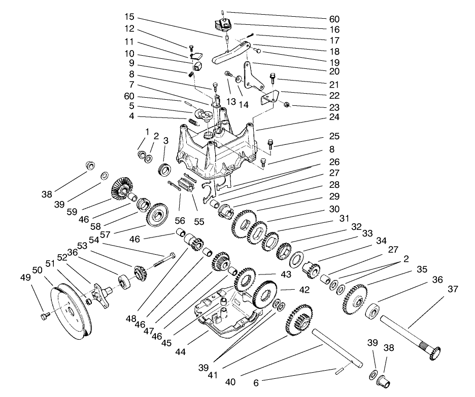 Transmission Assembly No. 66-8030