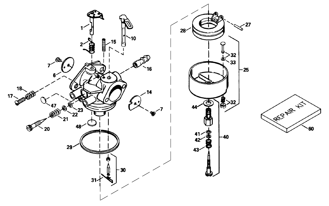 Carburetor No. 632370a