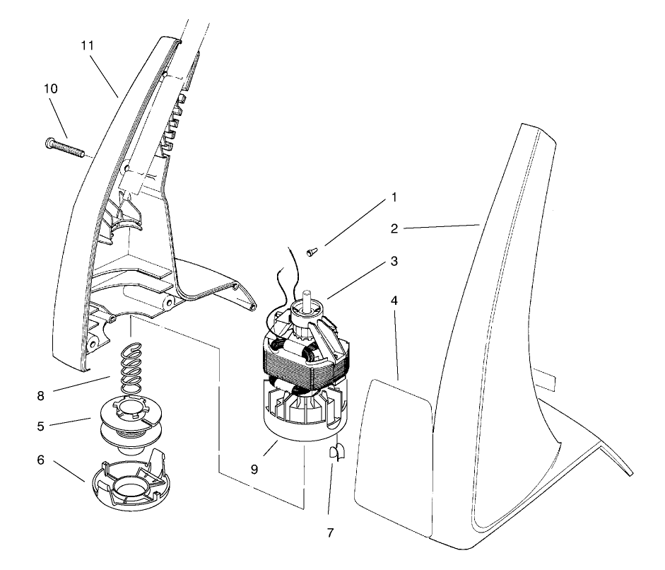 Motor & Housing Assembly