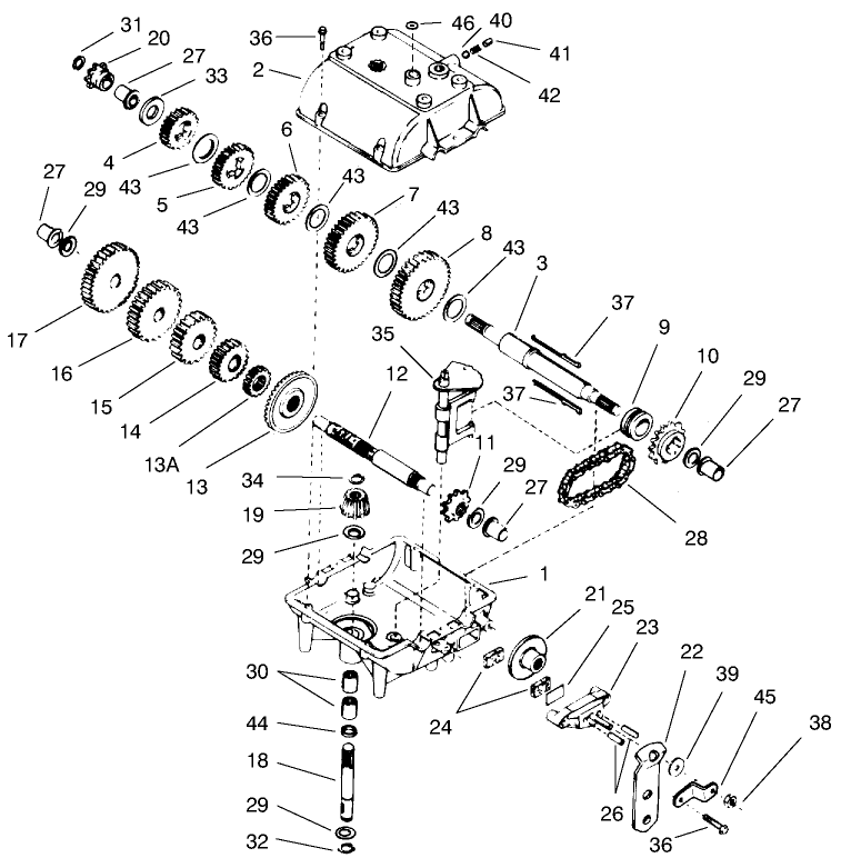 Transmission Peerless Model 700-025