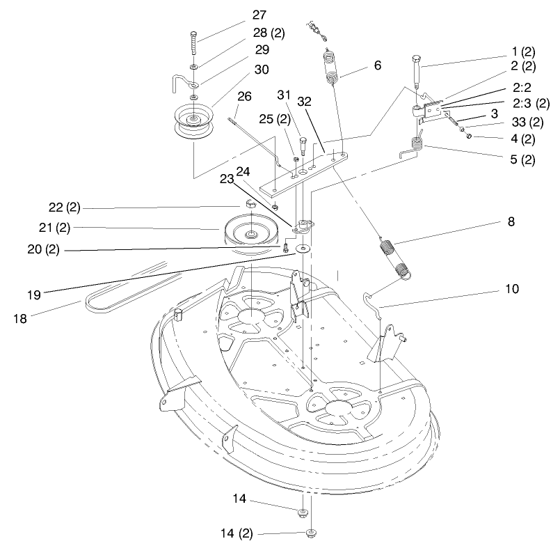 Pulley & Belt Assembly (38