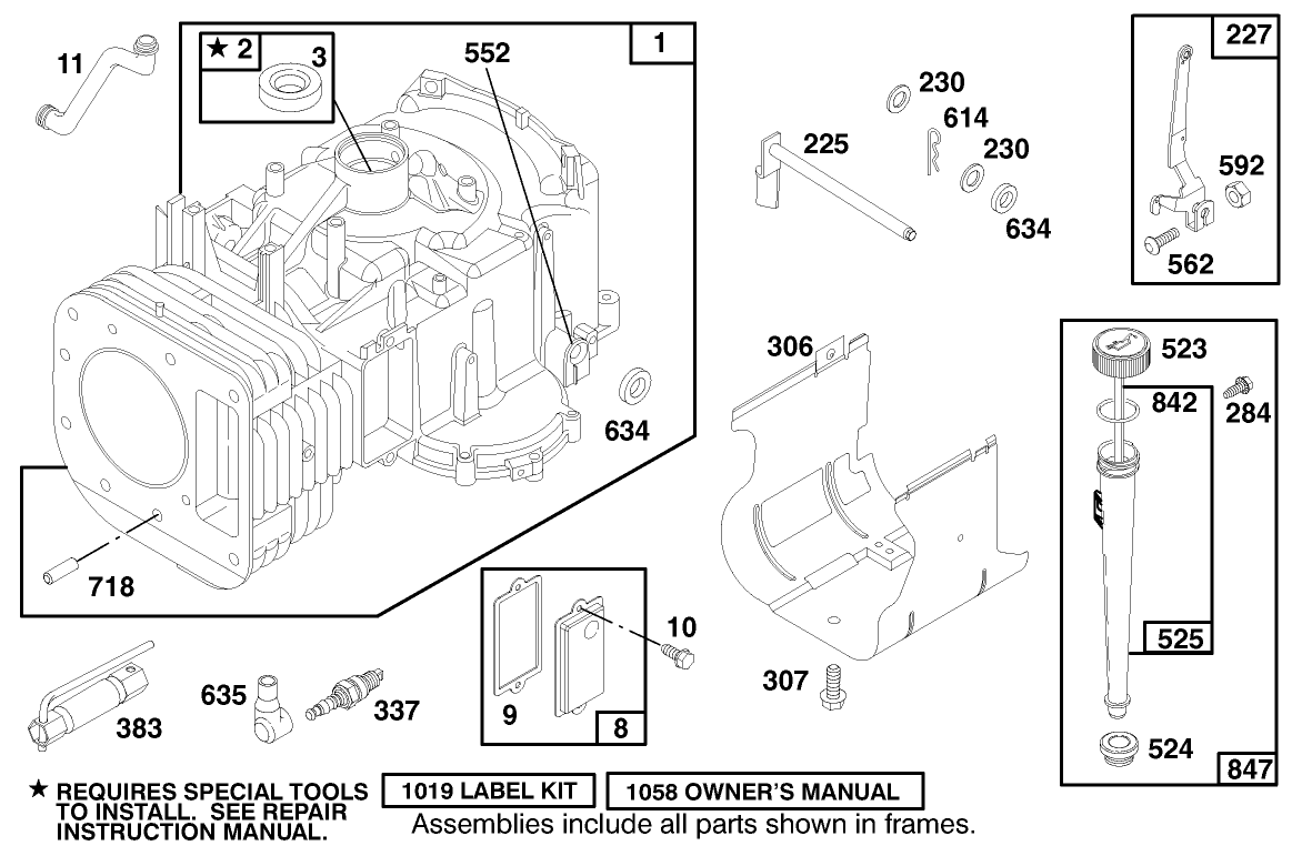 Engine Briggs & Stratton Model 28n707-0131-01