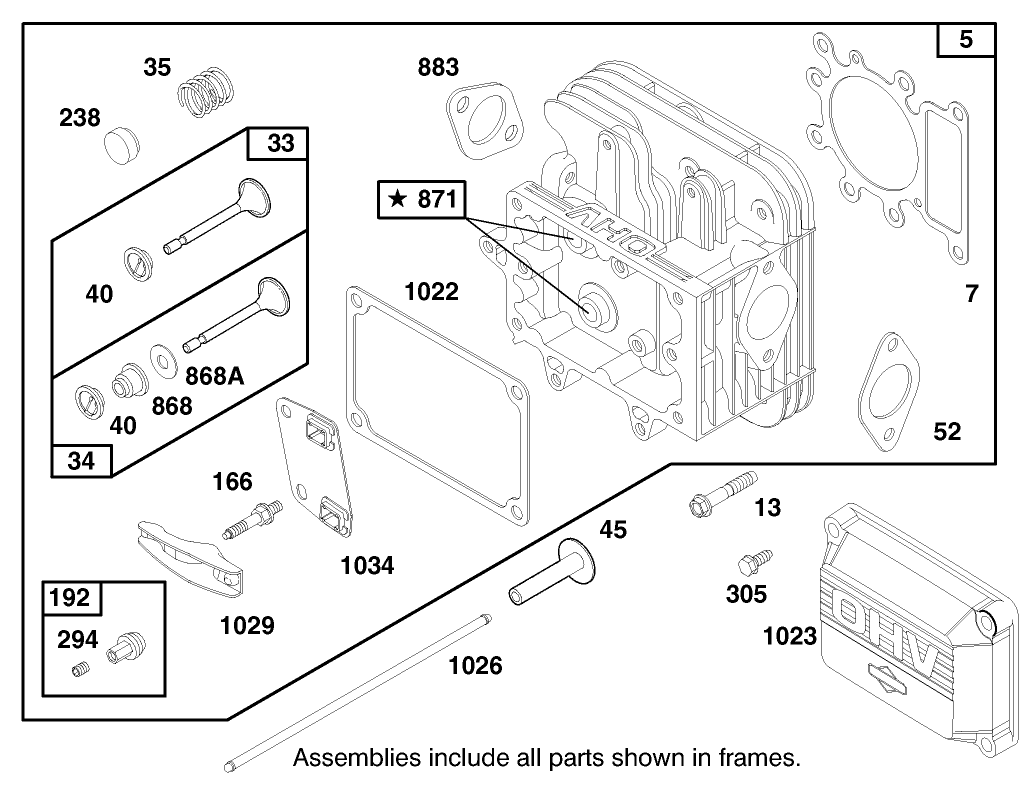 Engine Briggs & Stratton Model 28n707-0131-01