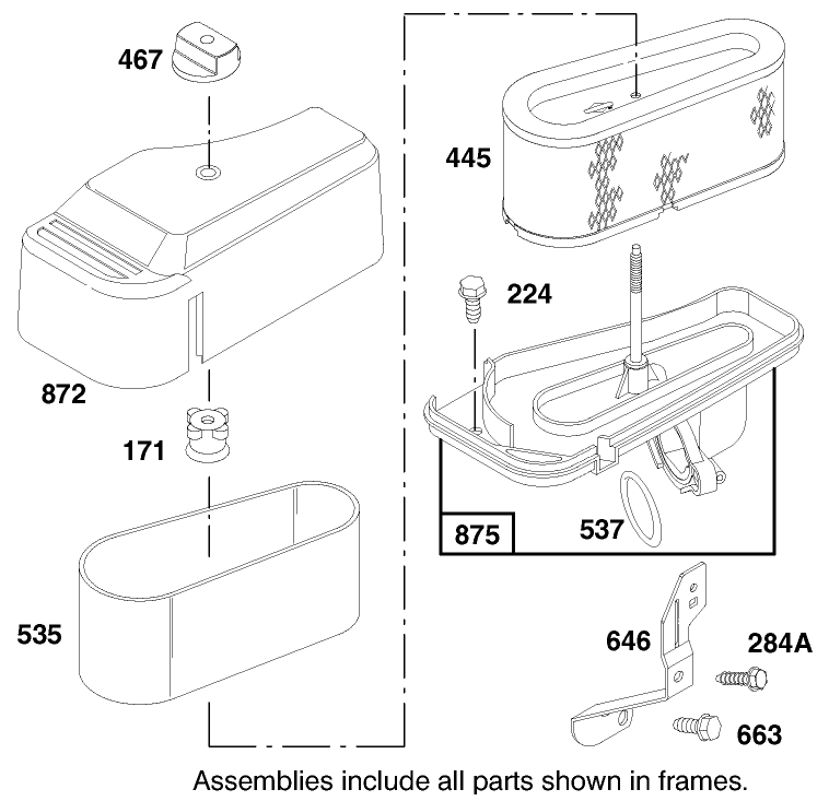 Engine Briggs & Stratton Model 28n707-0131-01