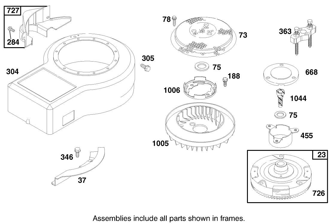 Engine Briggs & Stratton Model 28n707-0131-01