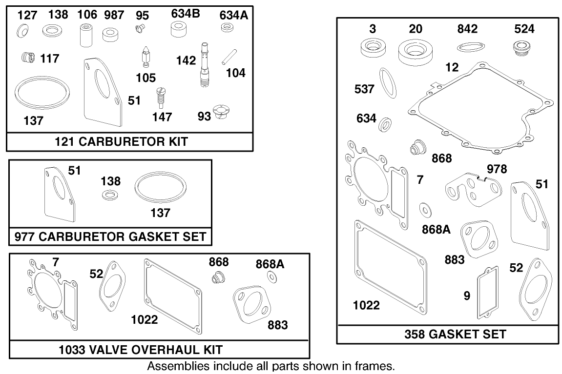 Engine Briggs & Stratton Model 28n707-0131-01