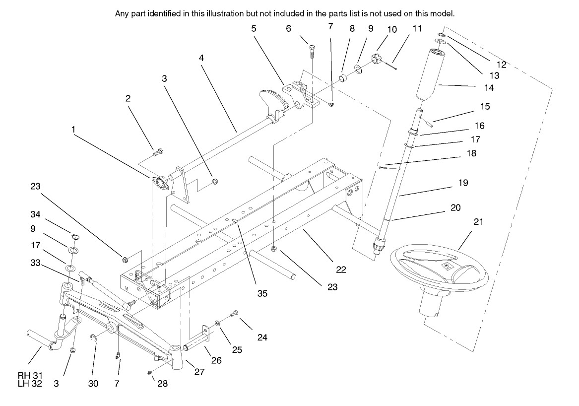 Frame Axle And Steering System
