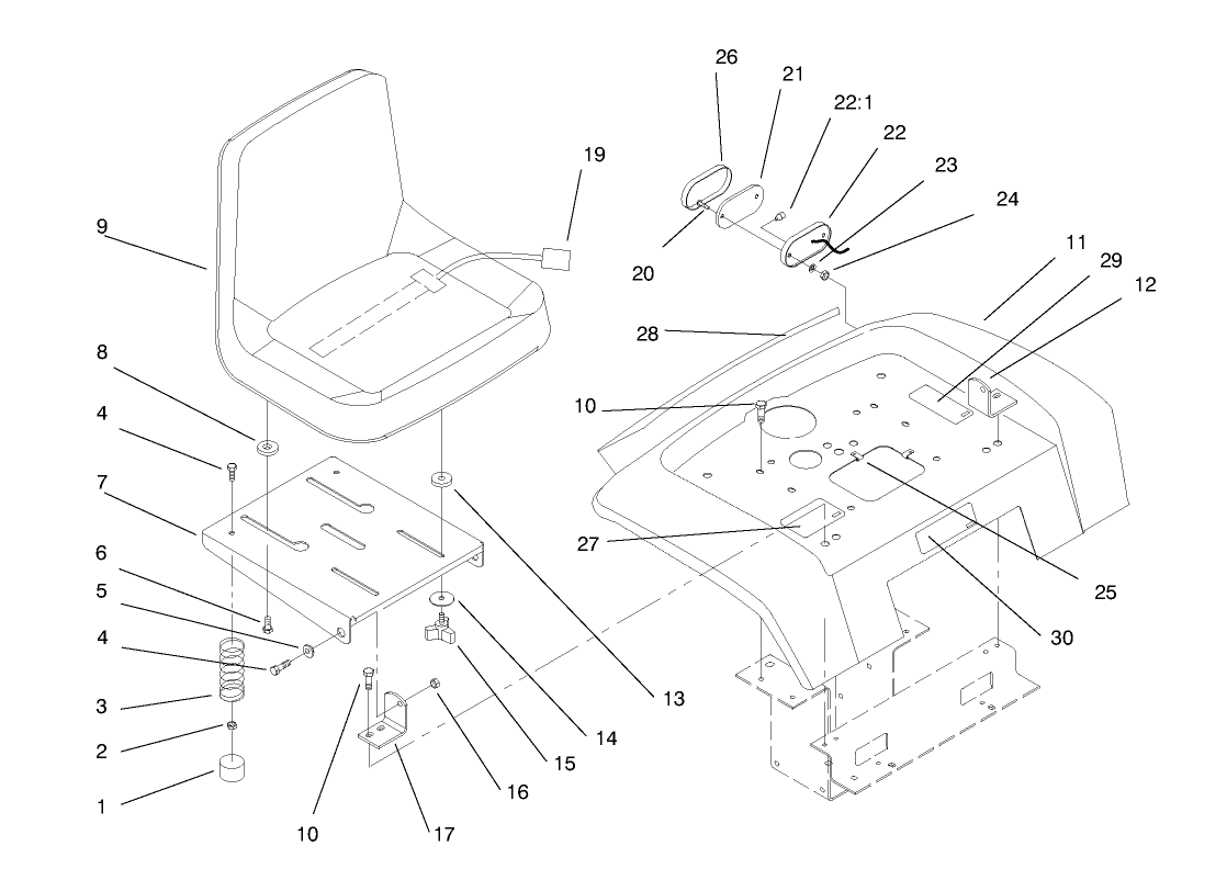Fender, Seat & Tail Lights