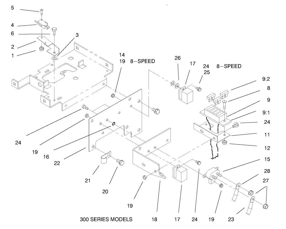 Hoodstand Electrical Housing & Wire Harness