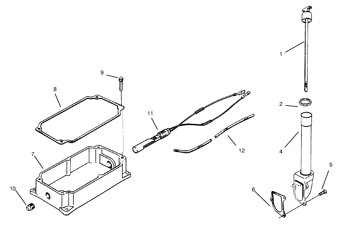 Oil Pan And Dipstick