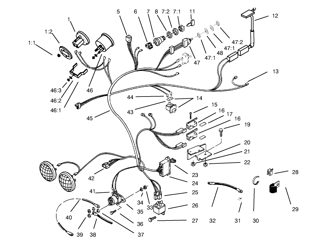 314-H Wire Harness Attachment & Component-S