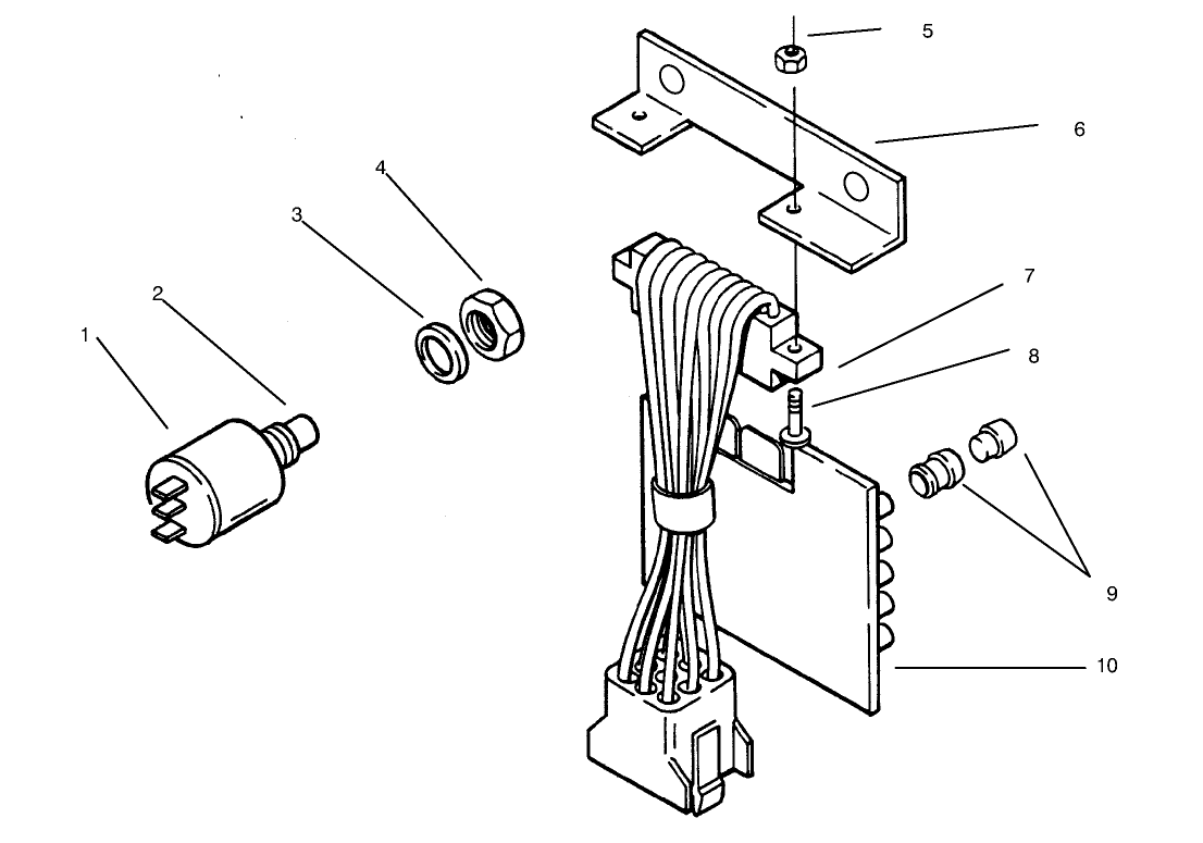 Pc Board & Test Switch