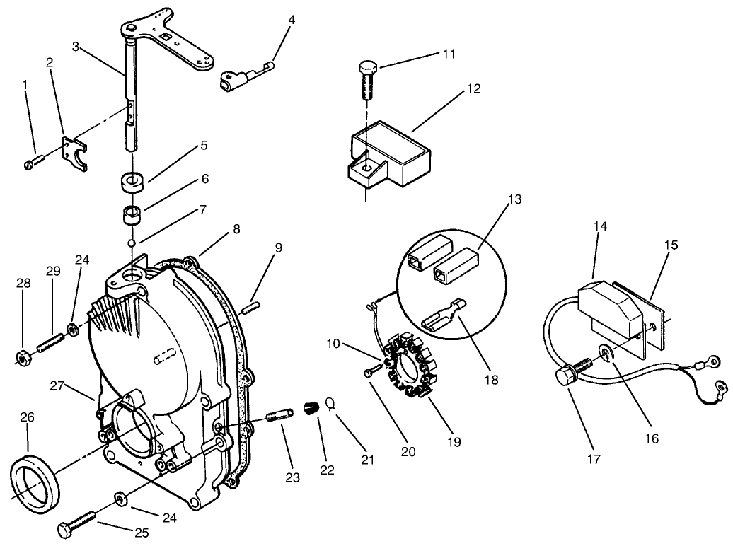 Gear Case & Ignition Controls