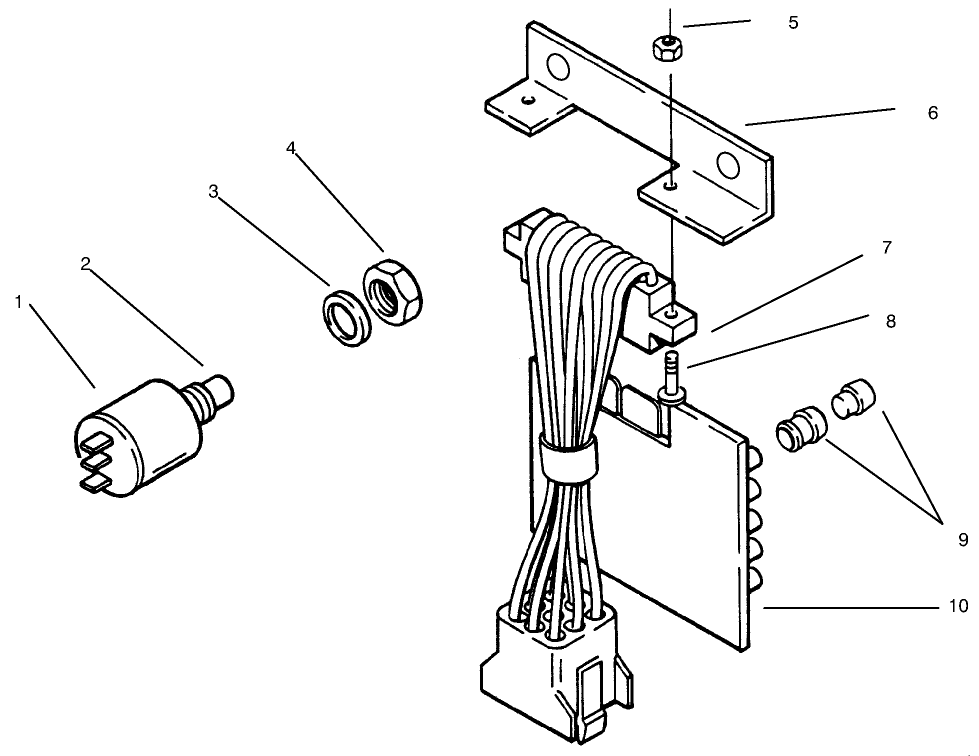 Pc Board & Test Switch