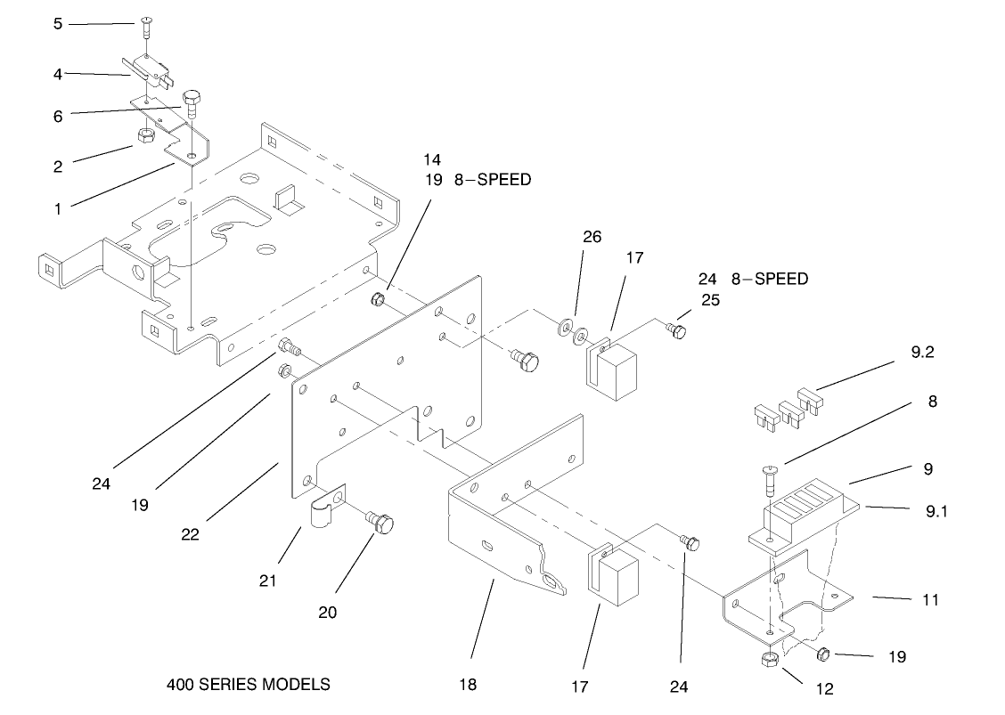 Hoodstand Electrical Housing & Wire Harness