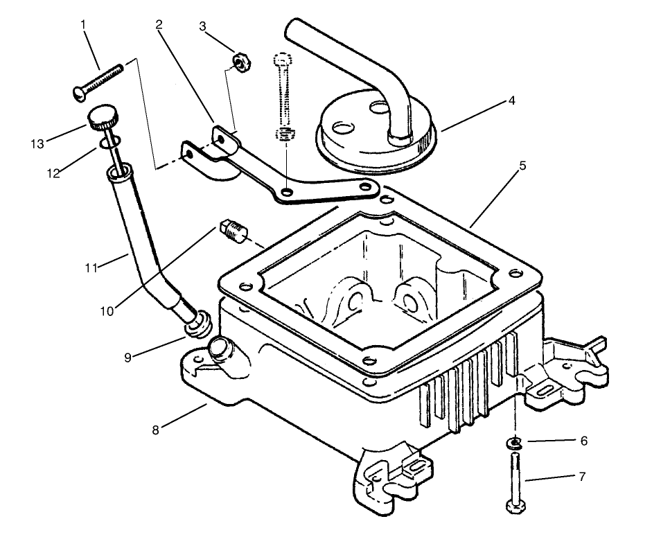 Oil Fill Tube & Base
