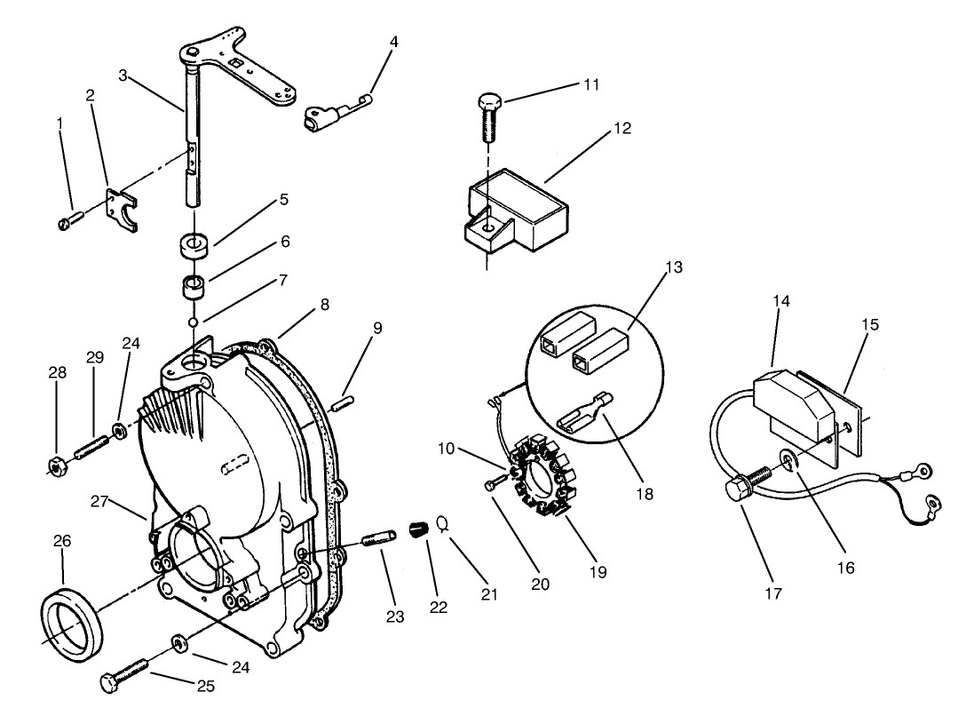 Gear Case & Ignition Controls