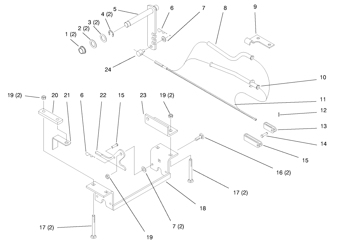 Rear Axle Mount Hitch
