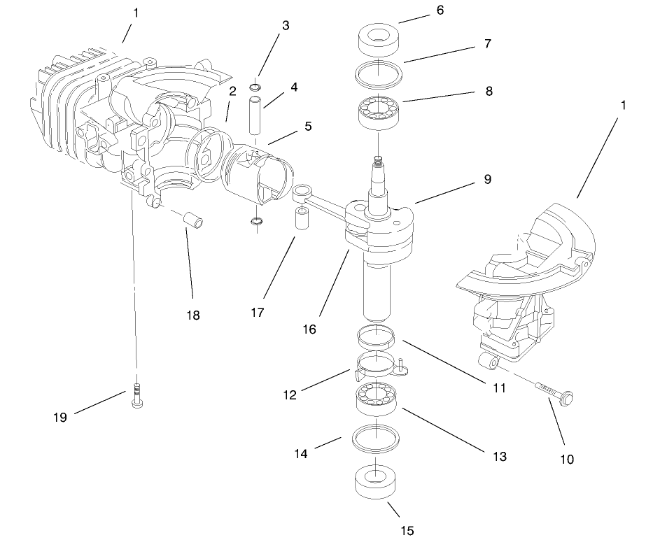 Engine Assembly Model No. 47pt6-4
