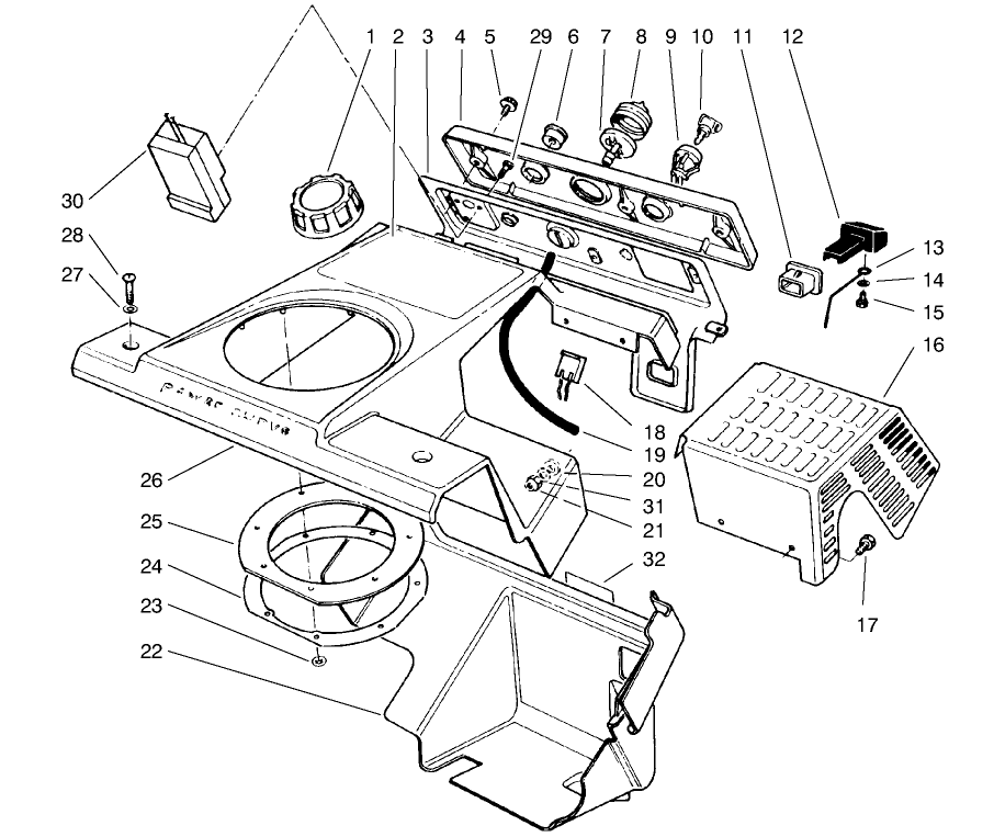 Control Panel & Shrouding Assembly