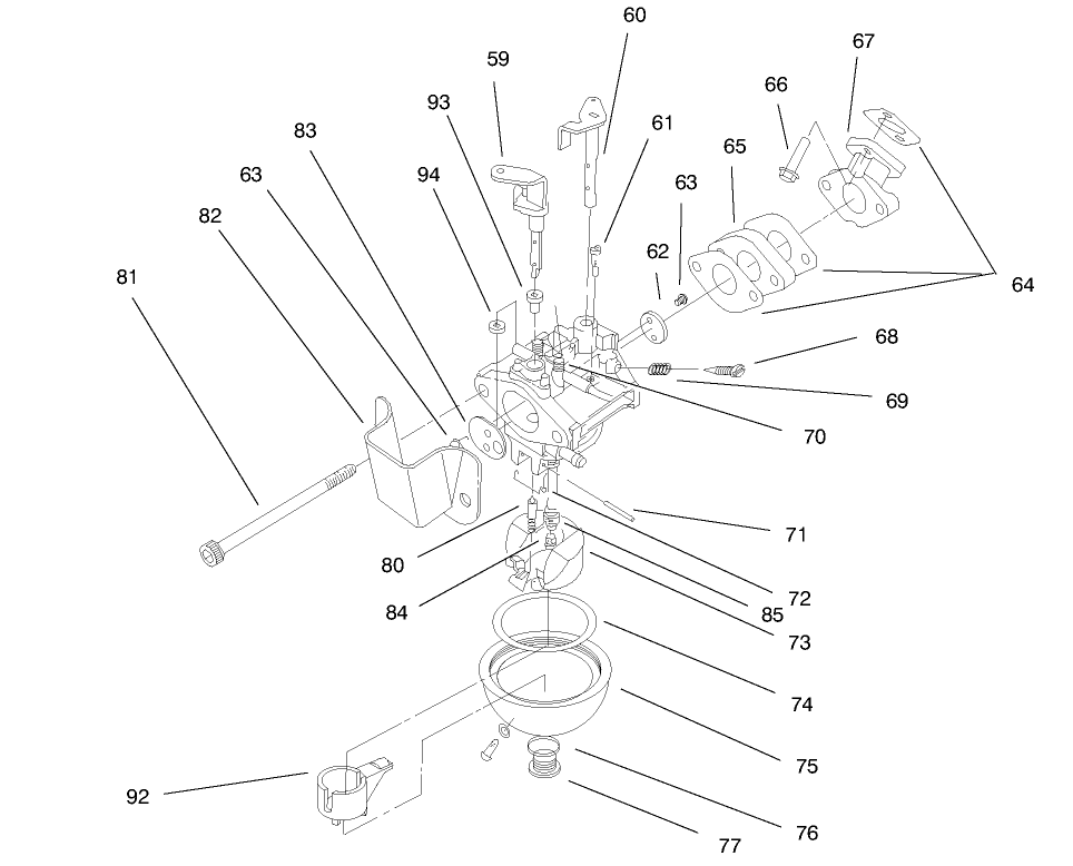 Engine Assembly (continued) Model No. 47pt6-5