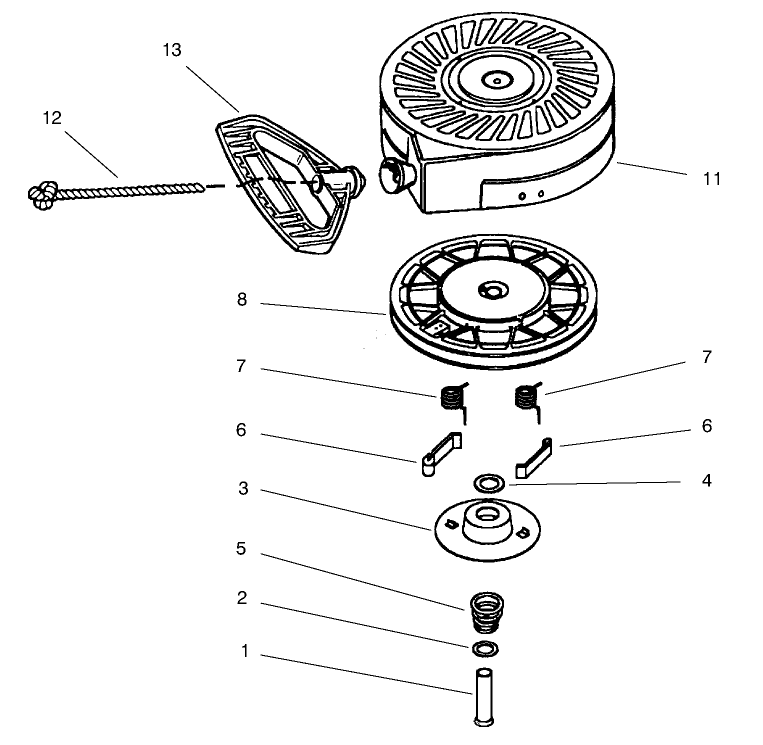 Recoil Starter No. 590707