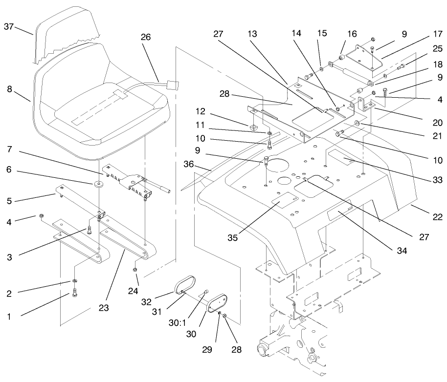 Fender, Seat & Tail Lights