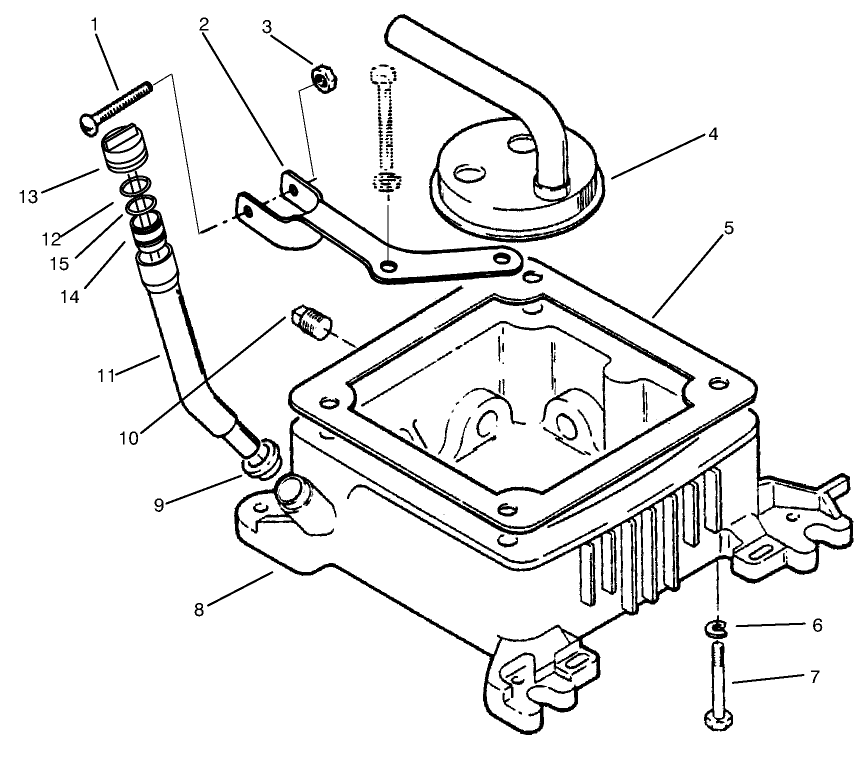 Oil Fill Tube & Base