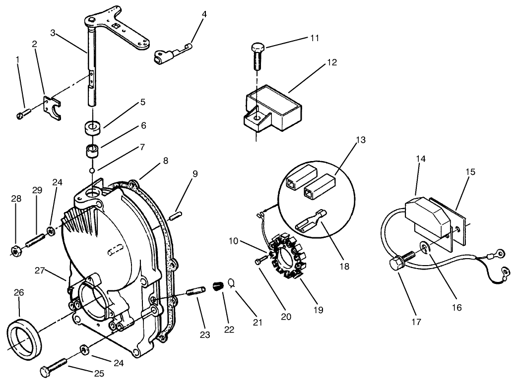Gear Case & Ignition Controls