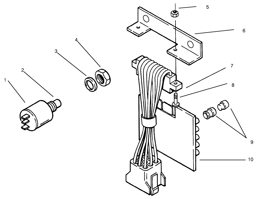 Pc Board & Test Switch