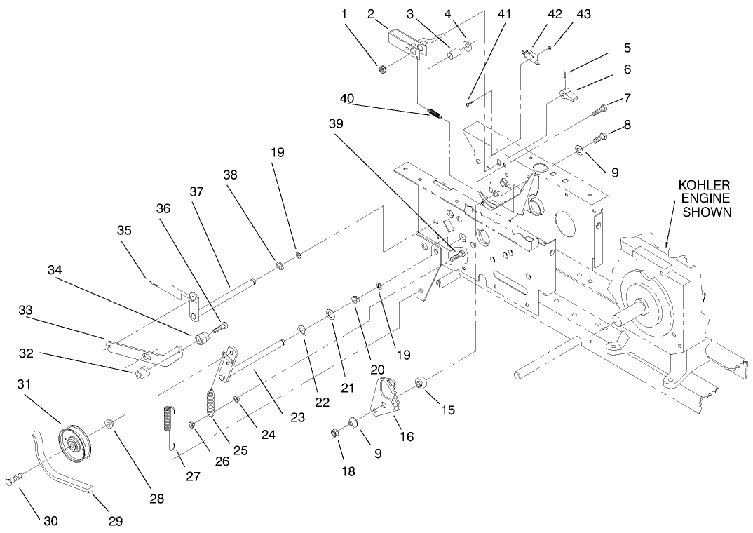 Hydro Drive, Parking Brake
