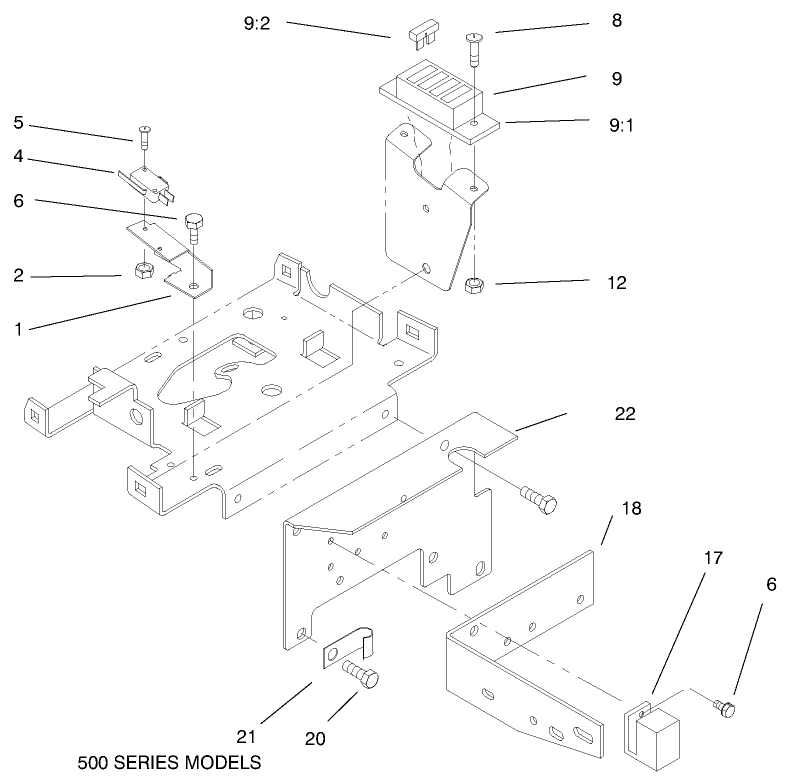 Hoodstand Electrical Housing & Wire Harness