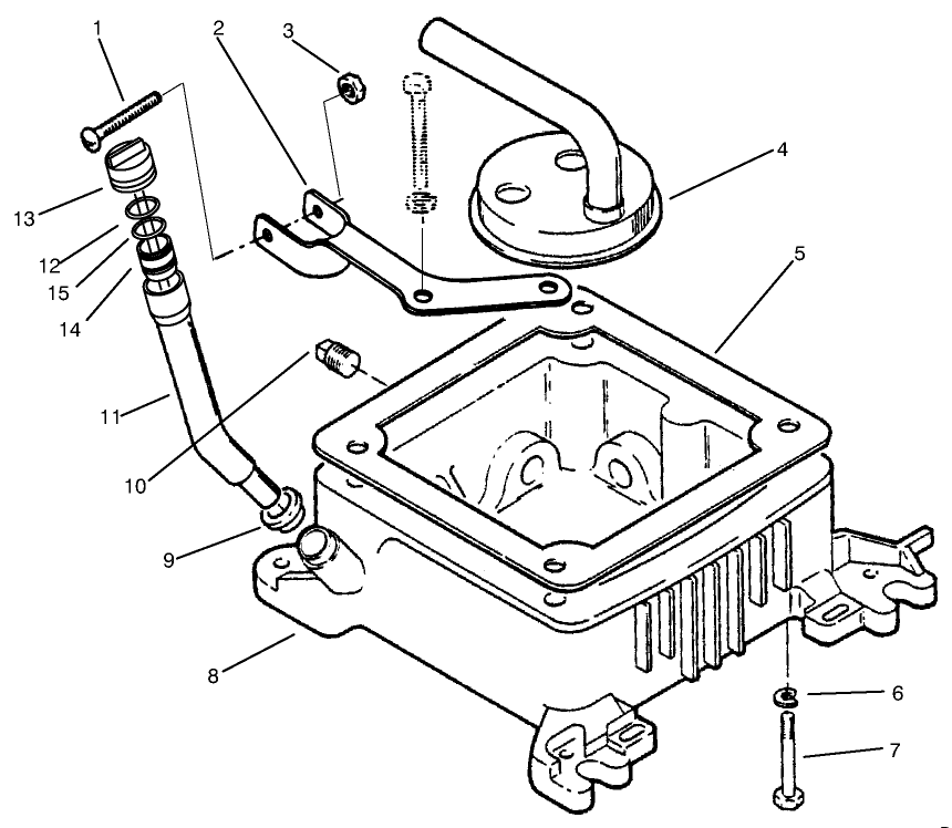 Oil Fill Tube & Base
