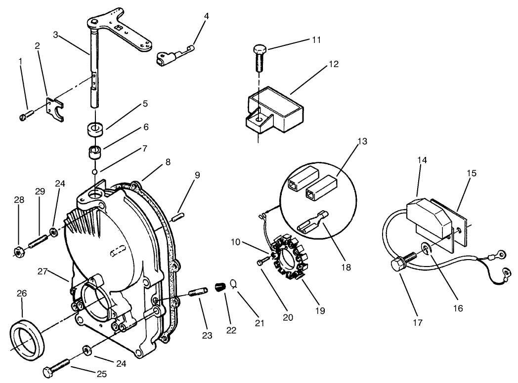Gear Case & Ignition Controls