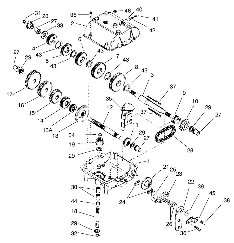 Transmission Peerless Model 700-025