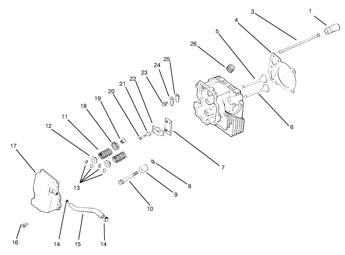 Cylinder Head, Valve & Breather