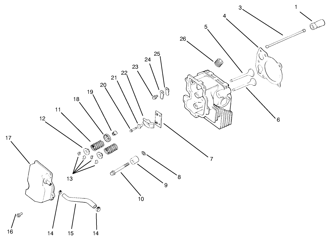 Cylinder Head, Valve & Breather