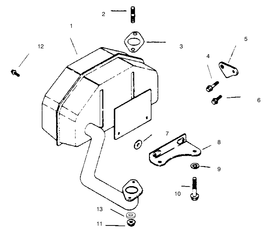 Exhaust Engine Kohler Model No. Cv14s-1429