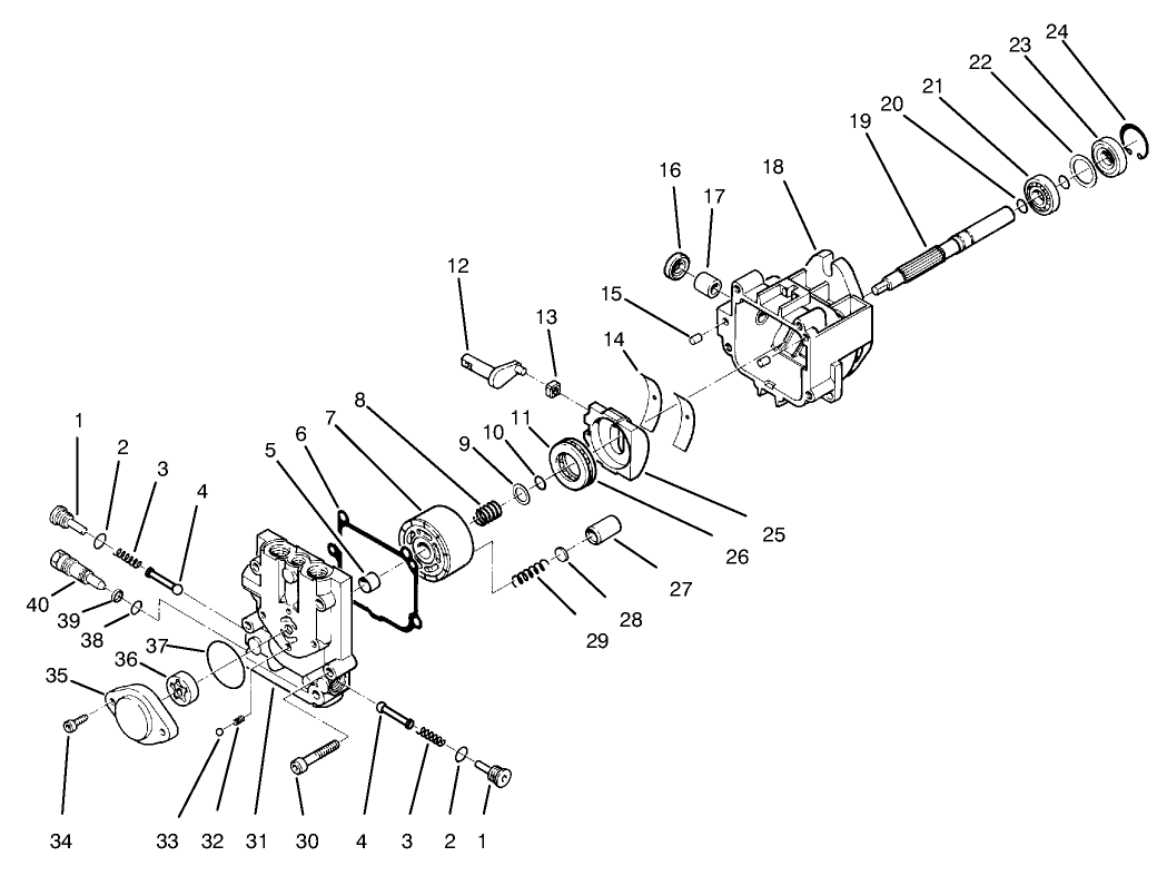 Hydraulic Pump Assembly No. 95-1538