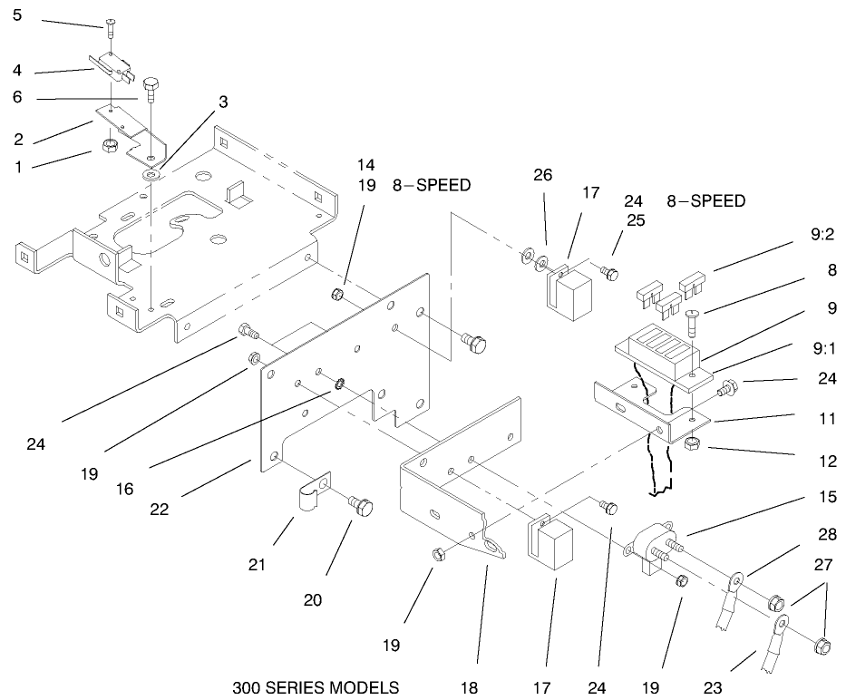 Hoodstand Electrical Housing & Wire Harness