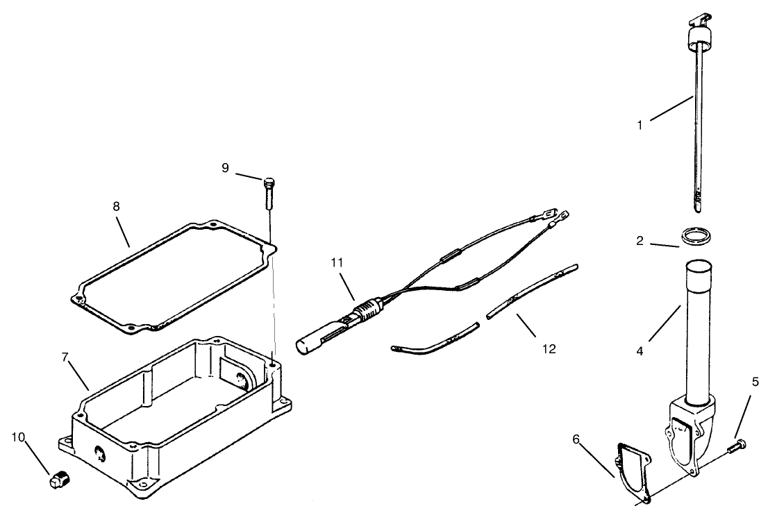 Oil Pan And Dipstick