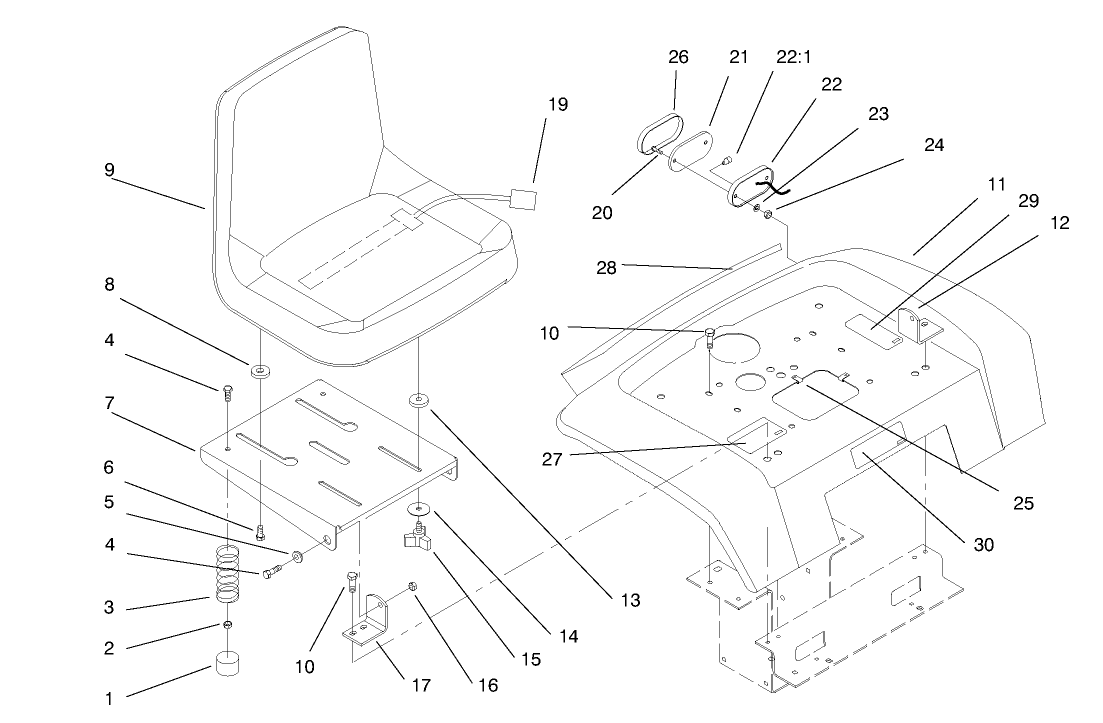 Fender, Seat & Tail Lights