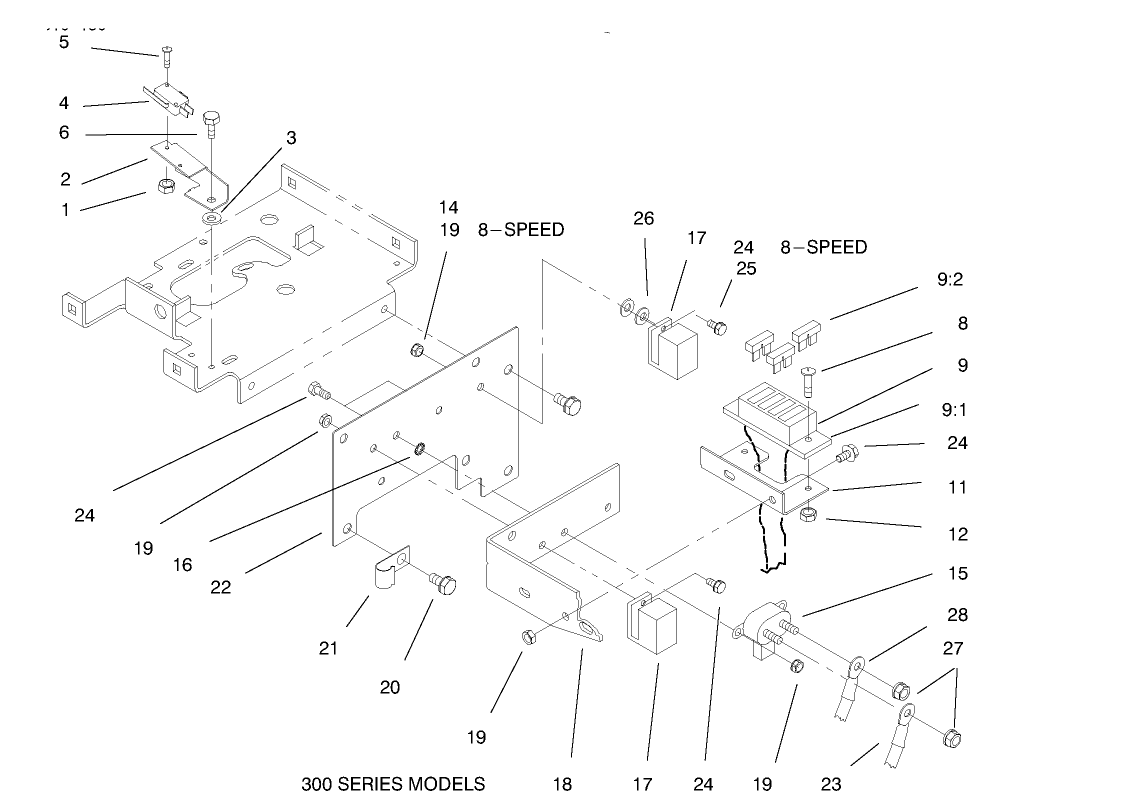 Hoodstand Electrical Housing & Wire Harness