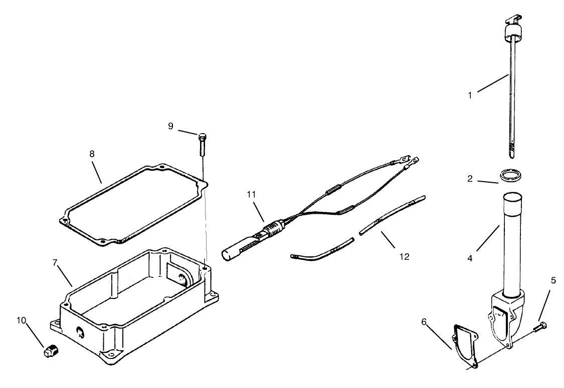 Oil Pan And Dipstick