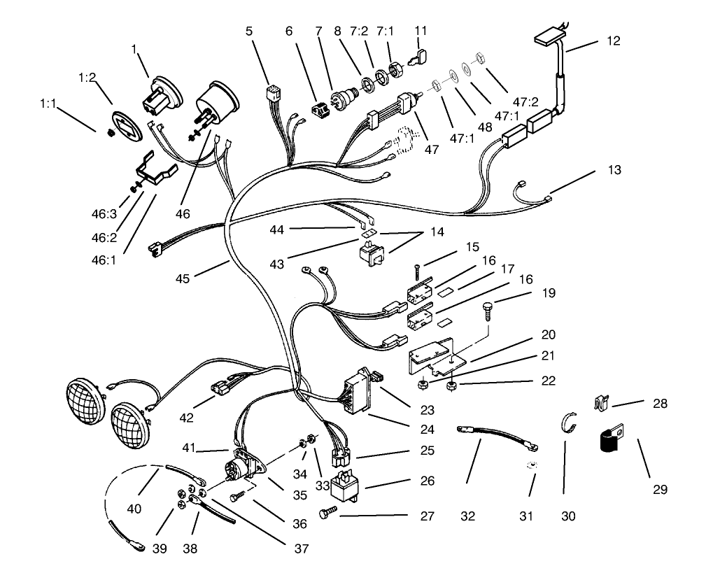 314-8 Wire Harness Attachment & Component-S